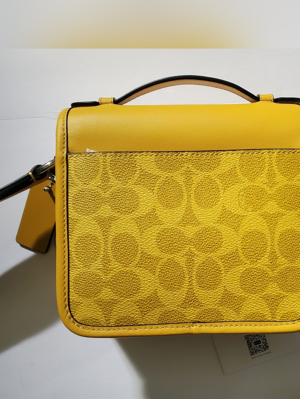 NWT Coach Racer Crossbody Bag Signature Canvas With Charms - Picture 5 of 12
